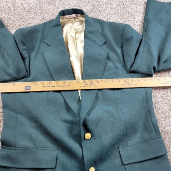 Stafford Blazer/Jacket Men's 42 Wool Blend Gold Button Lined Sport Coat - Picture 4 of 7